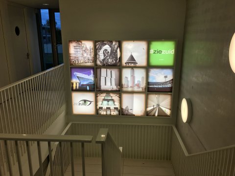 Lichtbak in kantoor